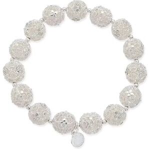 Silver Filigree Ball Stretch Bracelet NWT